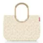Torba na zakupy Reisenthel loopshopper L — beżowa, poliester, 25 L, 460×250 mm