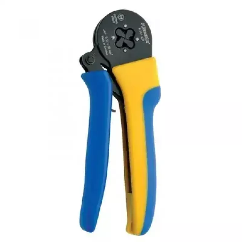 Zaciskarka do kabli Klauke K3014K Czarny Niebieski Żółty Długość 175 mm Waga 350 g