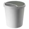 Kosz na śmieci Helit H6105882 18 L Okrągły Plastik Szary