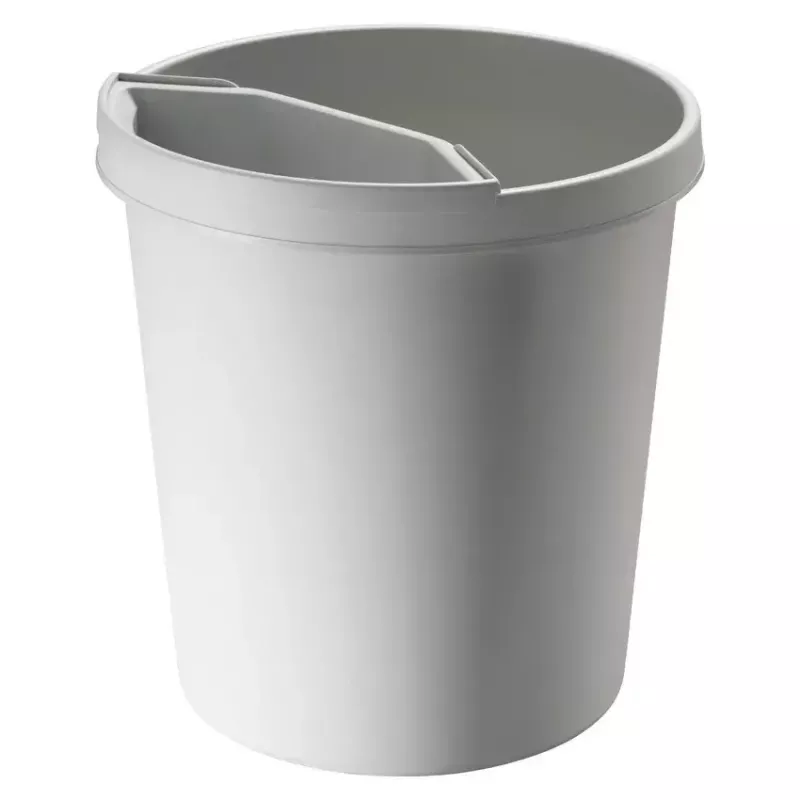 Kosz na śmieci Helit H6105882 18 L Okrągły Plastik Szary