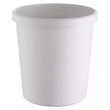 Kosz na śmieci Helit H6105882 18 L Okrągły Plastik Szary