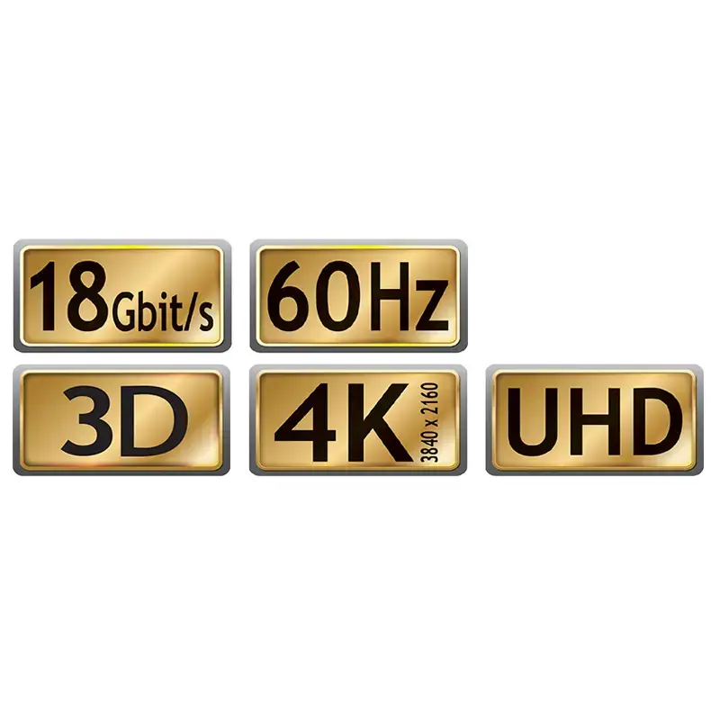 Kabel HDMI MaxTrack C 215-3, 3 m, HDMI Type A (wtyk–wtyk), HDMI 2.1, 18 Gbit/s, czarny
