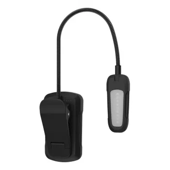 Lampa stołowa ANSMANN 1600-0531 — LED, 9 niewymiennych żarówek, bateria (LiPo), czarna, 300×43×34 mm
