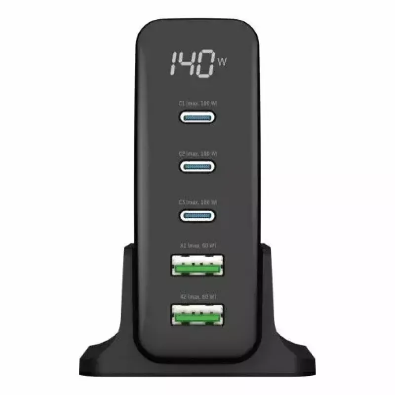 Ładowarka sieciowa Ansmann DC5140PD uniwersalna czarna USB szybkie ładowanie