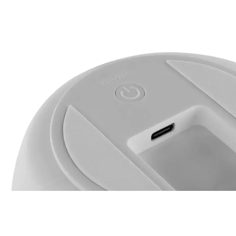 Lampa stołowa ANSMANN lampka nocna dla dziecka 1800-0092, wolnostojąca biała LED 0,2 W, akumulator litowo-jonowy