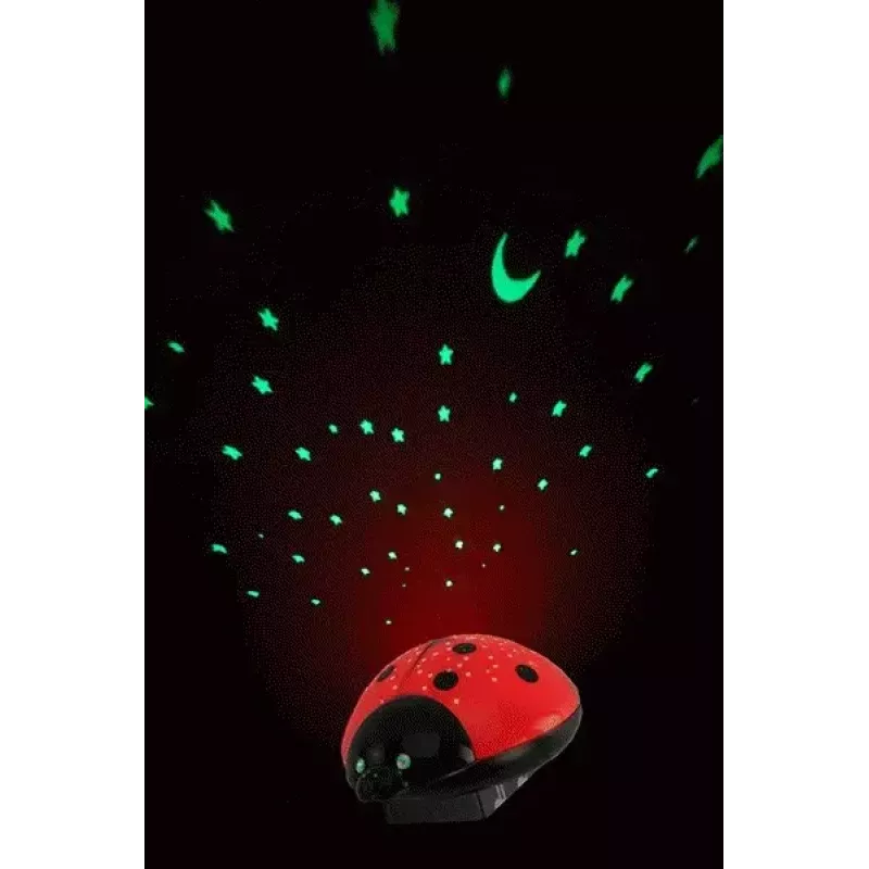 Lampka nocna Ansmann Starlight Czarno-Czerwona