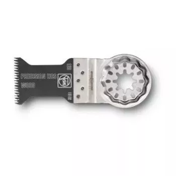 Przystawka z brzeszczotem Fein 63502126240 do narzędzia wielofunkcyjnego — 50×35 mm, do płyt gipsowo-kartonowych, tworzyw sztucznych, miękkich tworzyw sztucznych, drewna, opakowanie 10 szt.
