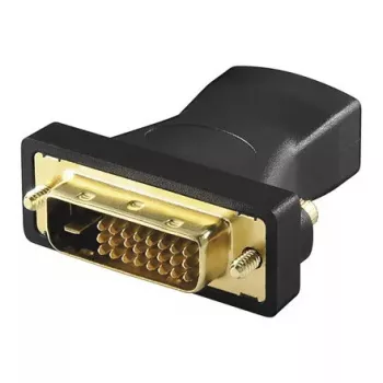 Złącze HDMI DVI Alcasa HDMI - DVI F/M Czarny