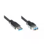Kabel USB Alcasa 5m USB 3.0 A USB 3.2 Gen 1 Czarny