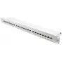 Patch Panel Alcasa GC-N0146 0.5U 10 Gigabit Ethernet RJ-45 Cat6a