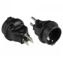 Good Connections PA-4502S Adapter wtyczki zasilania USA Typ B na Typ F (CEE 7/3), czarny