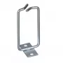 EFB Elektronik 699991.2 Uchwyt prowadzący do kabli, 40 x 80 mm, szary, stal ocynkowana