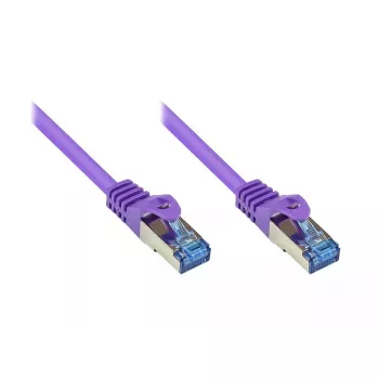 Kabel sieciowy Alcasa Cat6a RJ-45 3 m, fioletowy