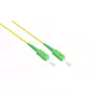 Kabel światłowodowy Alcasa LW-S905SASA 5 m SC FTTH żółty