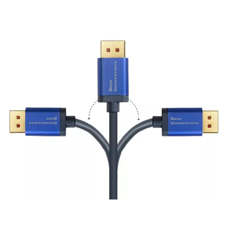 Przejściówka wideo Alcasa 4860-SF050B 5m DisplayPort na HDMI niebieska