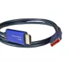 Przejściówka wideo Alcasa 4860-SF050B 5m DisplayPort na HDMI niebieska