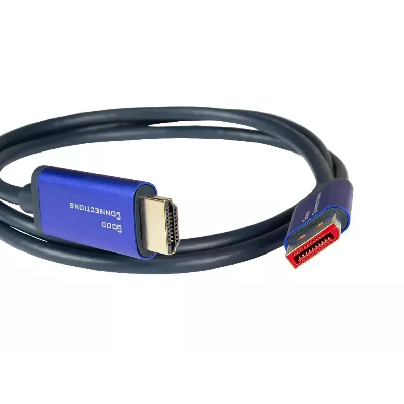 Przejściówka wideo Alcasa 4860-SF050B 5m DisplayPort na HDMI niebieska