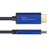 Przejściówka wideo Alcasa 4860-SF050B 5m DisplayPort na HDMI niebieska
