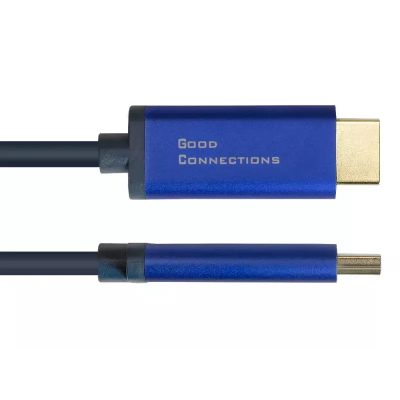 Przejściówka wideo Alcasa 4860-SF050B 5m DisplayPort na HDMI niebieska