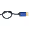Przejściówka wideo Alcasa 4860-SF050B 5m DisplayPort na HDMI niebieska
