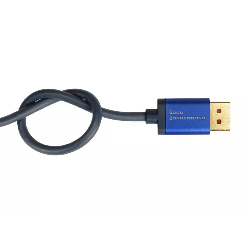 Przejściówka wideo Alcasa 4860-SF050B 5m DisplayPort na HDMI niebieska