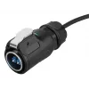 Alcasa S1 IC01-24F01 LC Czarny 3m Prosty Złącze