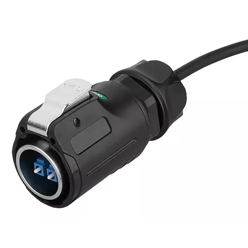 Alcasa S1 IC01-24F01 LC Czarny 3m Prosty Złącze