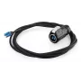 Alcasa S1 IC01-24F01 LC Czarny 3m Prosty Złącze
