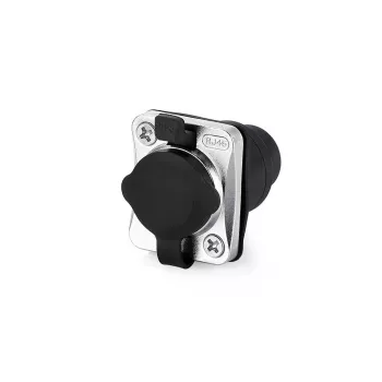 Złącze RJ45 Alcasa S6 IC06-R002 Czarny Metaliczny Żeński/Żeński