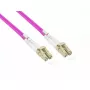 Kabel światłowodowy Alcasa LW-P8100LC4 100 m 2x LC fioletowy