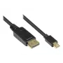 Kabel DisplayPort Alcasa DP-MDP1 1 m Mini DisplayPort Czarny