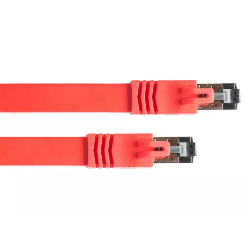 Kabel sieciowy Alcasa 8080-F150R czerwony 15m Cat8.1 U/FTP