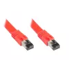 Kabel sieciowy Alcasa 8080-F150R czerwony 15m Cat8.1 U/FTP