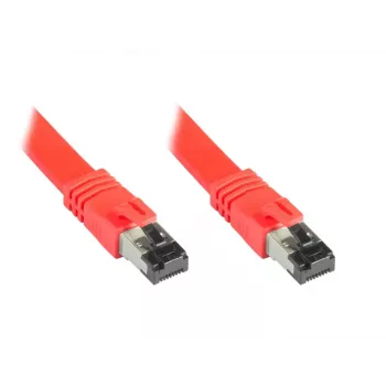 Kabel sieciowy Alcasa 8080-F150R czerwony 15m Cat8.1 U/FTP