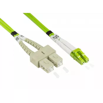 Kabel światłowodowy Alcasa LW-830LS5 30 m LC SC zielony