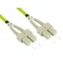 Kabel światłowodowy Alcasa LW-830SC5 30 m SC Zielony