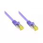 Kabel sieciowy Alcasa Cat7 50m RJ-45 S/FTP fioletowy