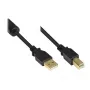 Kabel USB Alcasa GC-M0079 0.5m USB A USB B Czarny
