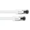 Kabel sieciowy Alcasa 8080-050W biały 5m Cat8.1 S/FTP
