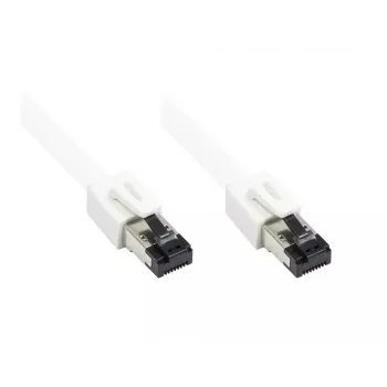 Kabel sieciowy Alcasa 8080-050W biały 5m Cat8.1 S/FTP
