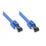 Kabel sieciowy Alcasa 8080-075B niebieski 7,5 m Cat8.1 S/FTP