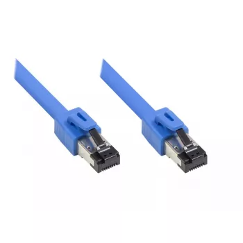Kabel sieciowy Alcasa 8080-100B 10m Cat8.1 S/FTP niebieski