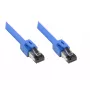 Kabel sieciowy Alcasa 8080-100B 10m Cat8.1 S/FTP niebieski
