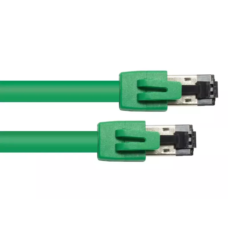 Kabel sieciowy Alcasa 8080-150G zielony 15m Cat8.1 S/FTP