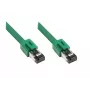 Kabel sieciowy Alcasa 8080-150G zielony 15m Cat8.1 S/FTP