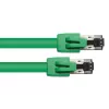 Kabel sieciowy Alcasa 8080-200G 20 m Cat8.1 S/FTP zielony