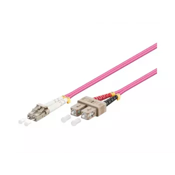 Kabel światłowodowy Alcasa LW-830LS4 30 m LC SC Fioletowy