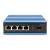 Digitus 4-portowy szybki Ethernetowy przemysłowy niezarządzalny przełącznik PoE z 1 uplinkiem SFP