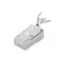 Modułowa wtyczka Digitus CAT 6A do kabla okrągłego, ekranowana, 100 szt., męskie złącze RJ-45