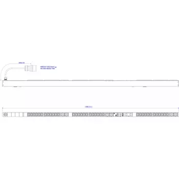 Listwa zasilająca Bachmann BlueNet BN3500 400V AC 42 gniazda